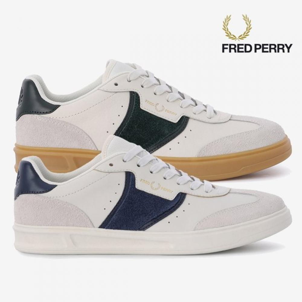 Fred Perry B4 Textured Leather Suede Sneakers 2323 254/250