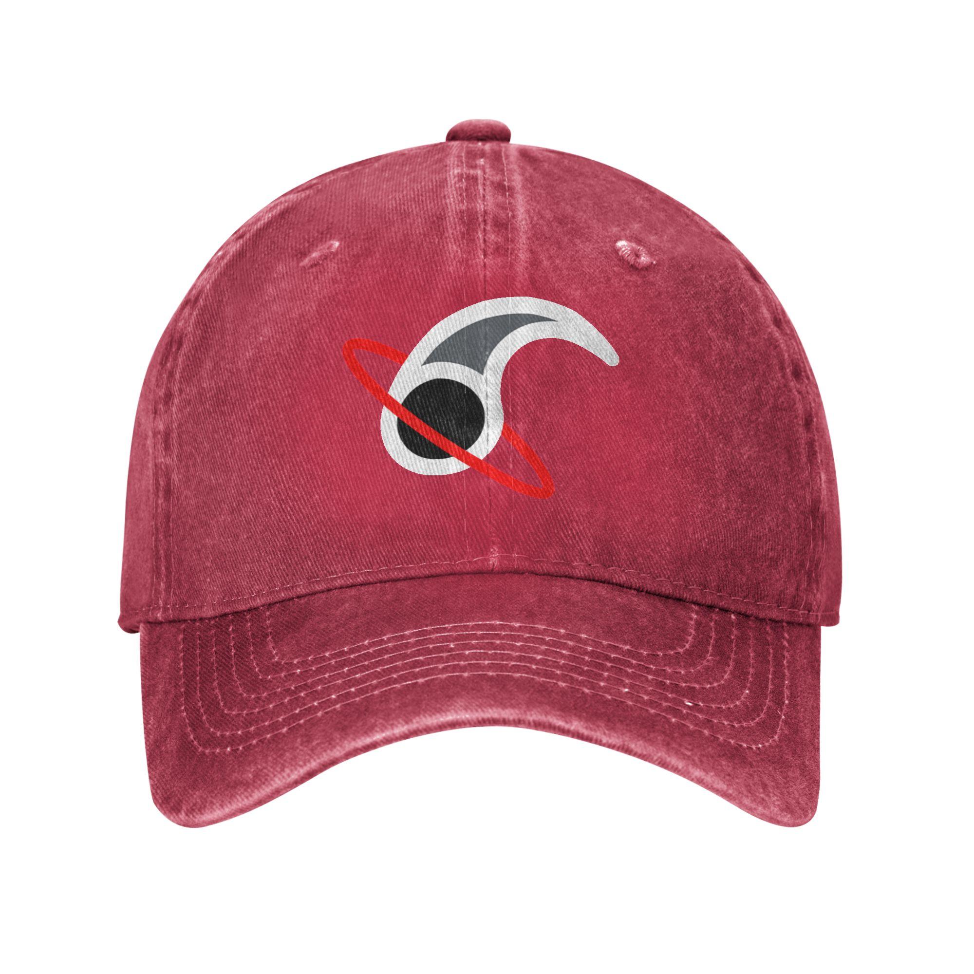 Forbidden Planet Insignia Casual And Relaxed Baseball cap Soft And Skin-Friendly Holiday Trips Distressed Denim Hat One Size