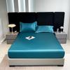 Cross-border Washed Silk Mattress Bamboo Fiber Waterproof Mattress Urine Barrier Non-slip Fixed Fully Enclosed Mattress Protective Cover