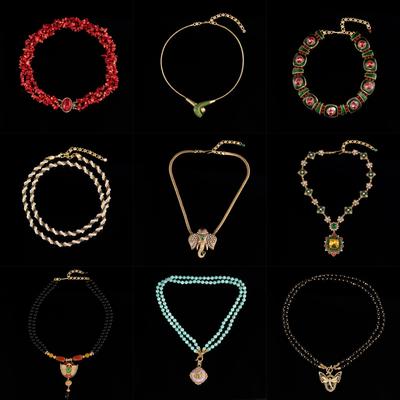 Medieval Vintage Jewelry Niche Design French Retro Collarbone Chain Neck Chain Necklace