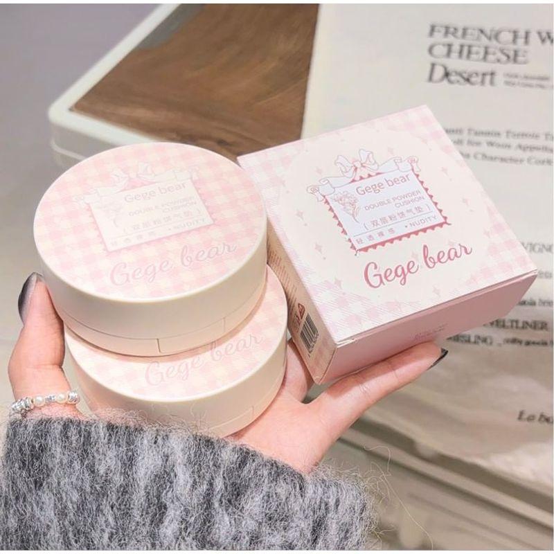 Gege Bear - 2 in 1 Moisturizing Air Cushion Foundation - 2 Colors