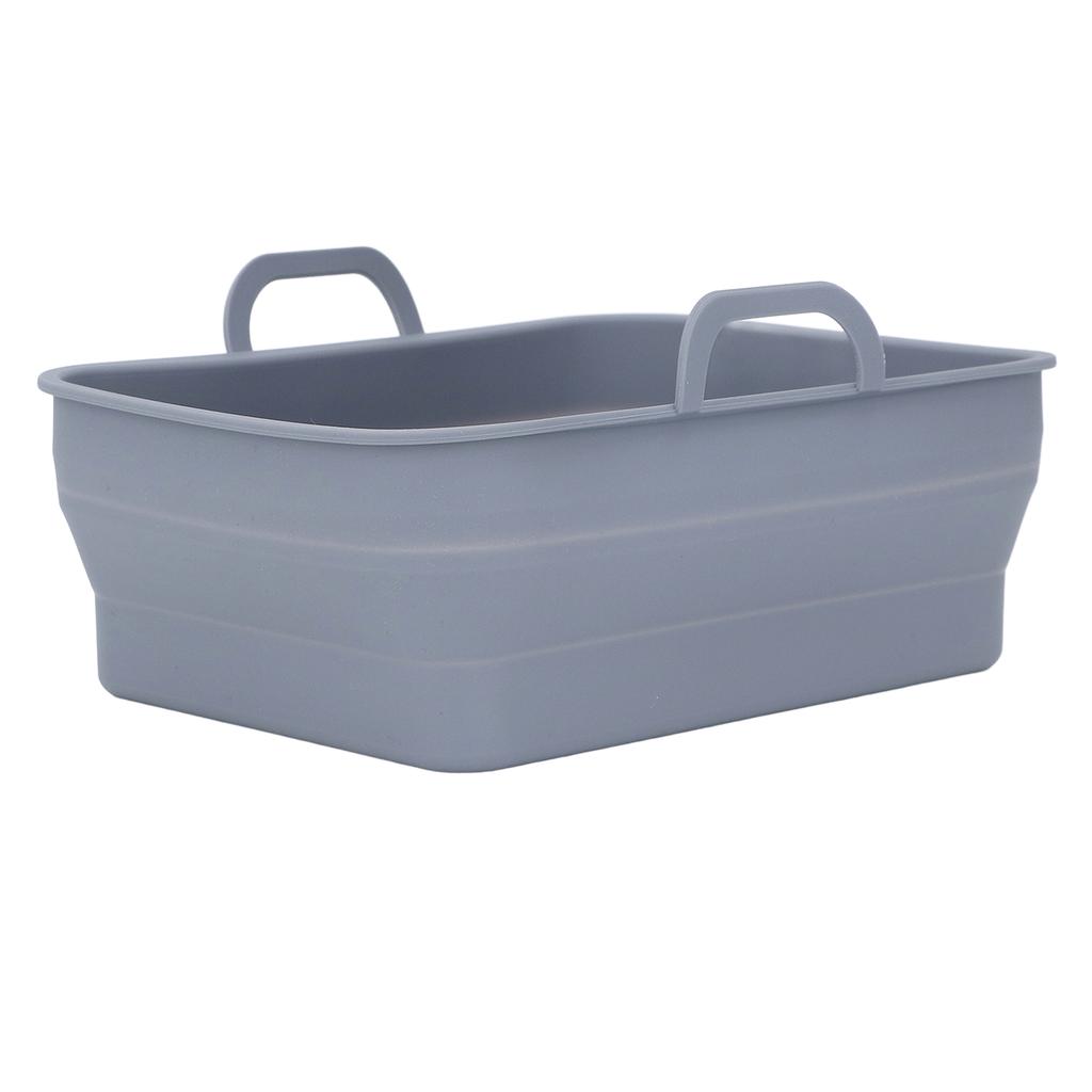 Silicone Air Cooker Pot Rectangular Fryer Liner Tray Replacement for Kitchen Cooking Accessories