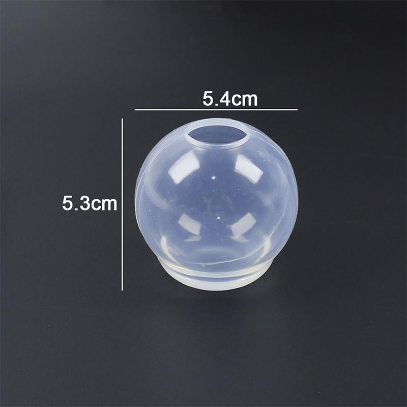 1PC 20-100mm Ball Shape Silicone Mold 3D Planet Ball Epoxy Resin Mould for DIY Crafts Home Decoration Tools