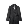 NEWOPEN 2025 Early Spring Korean-Style Women's Double-Breasted Waist-Hugging Blazer C3588