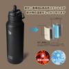 BOTTLE BOTTLE 1 Liter Water Large Stainless with Direct Bottom Perfect for Sports and Outdoors Bottle, Double-Walled, Insulated, Capacity, 1000ml,