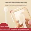 Silicone Bottle Brush with Long Handle and Replaceable Folding Head