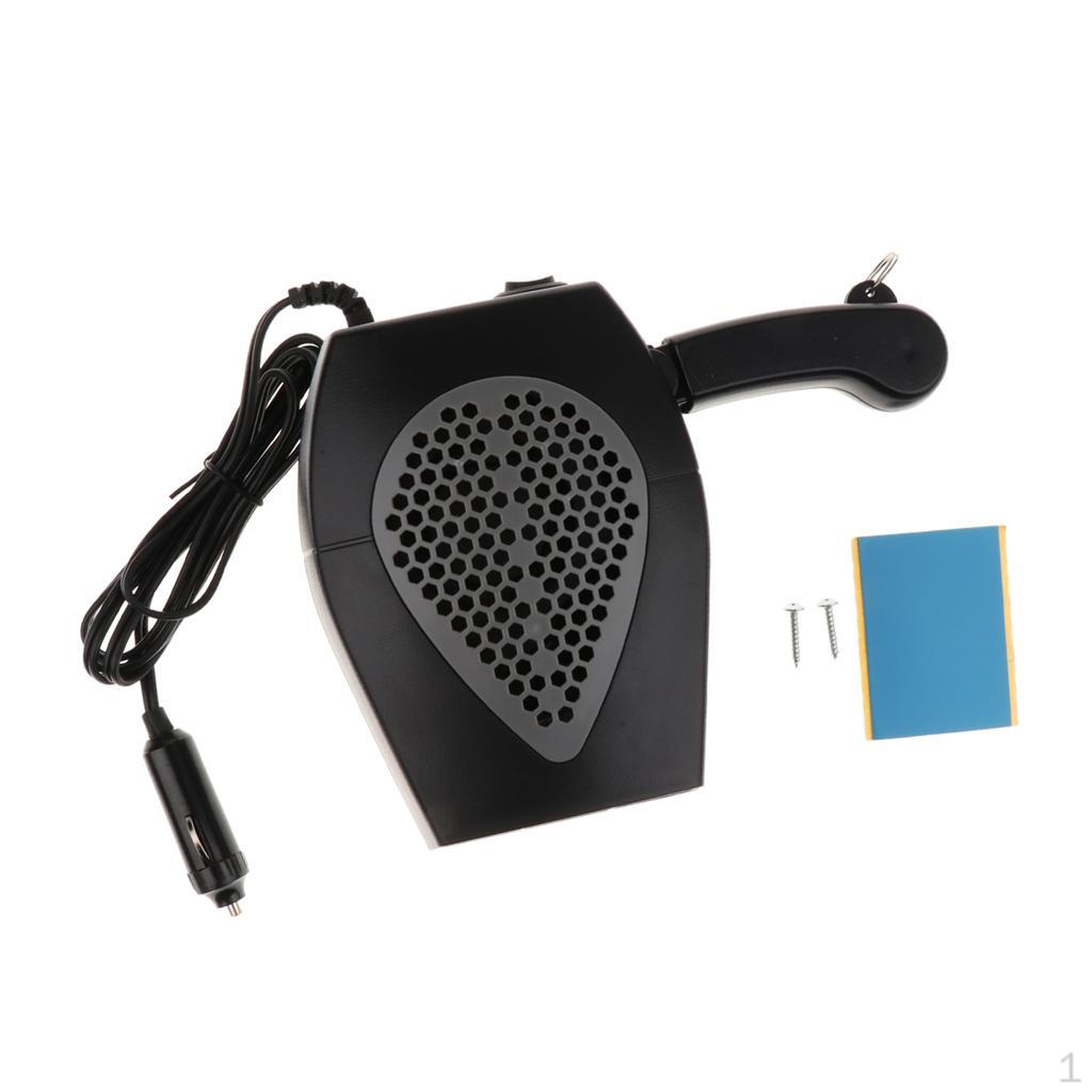 

24 Truck Heater Fan Window Demister Defroster - Black