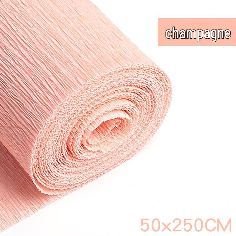 Thick Green Crepe Paper for DIY Handmade Floral Art and Rose Crafting