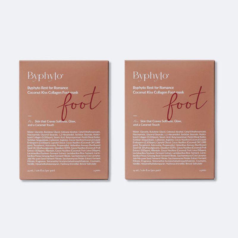 BYPHYTO Coconut Kiss Collagen Foot Mask 2-piece set 2-piece foot mask set