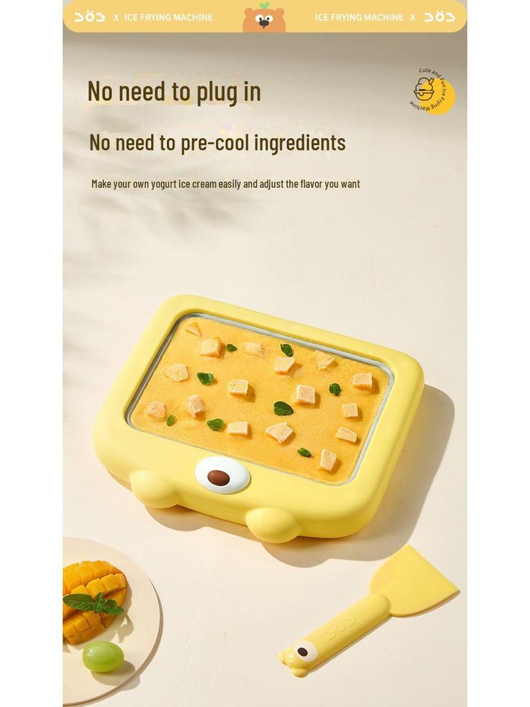Máquina Caseira de Iogurte de Frutas e Sorvete – Portátil, Não Precisa de Tomada