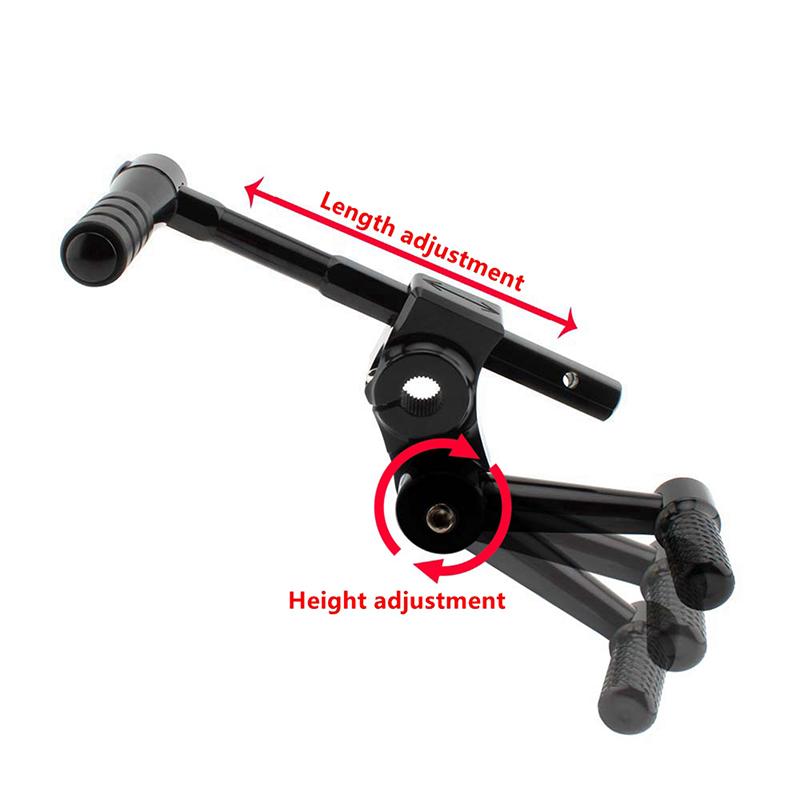 Gear Shift Lever for BMW R18 Heel Toe Shifter Pedal Motorcycle Foot Controls Shifting Lever Extension Modification Accessories Black Chrome