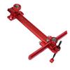 Archery Recurve Bow Sight Iron Adjustable T Shape Quick Release Archery Shooting Target Sight for Target Practice Red