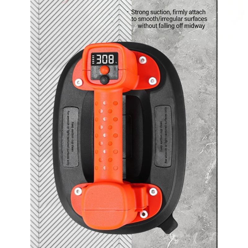 Battery Suction Cup Tile Lifter For Smooth Areas Up To 300kg/660Ibs Load Bearing Capacity Effective Suction