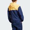 adidas Originals Classics Windbreaker Hooded Jacket Navy Yellow IU0202