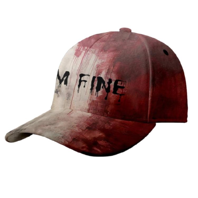 Creep Halloween Baseball Hat for Various Parties Unisex Baseball Caps for Costume Enthusiasts Halloween Props Headpiece