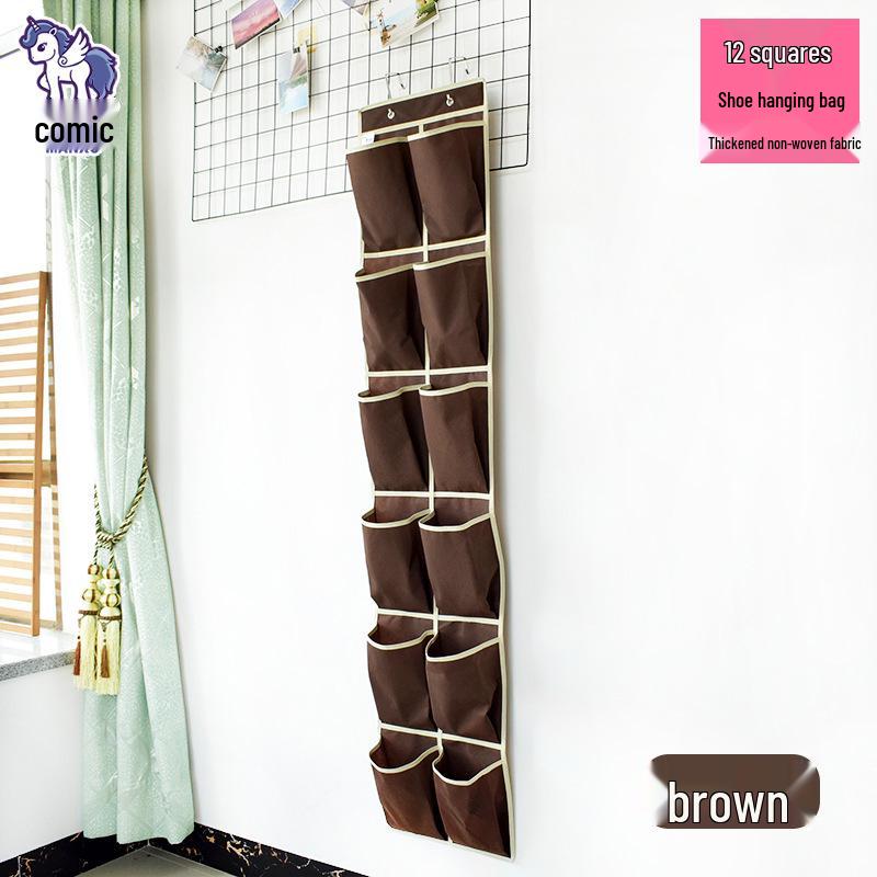 

Органайзер для обуви и тапочек на 24 отделения, подвесной, с карманами Large