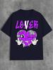 Unisex retro hiphop-t-shirt med street-motiv