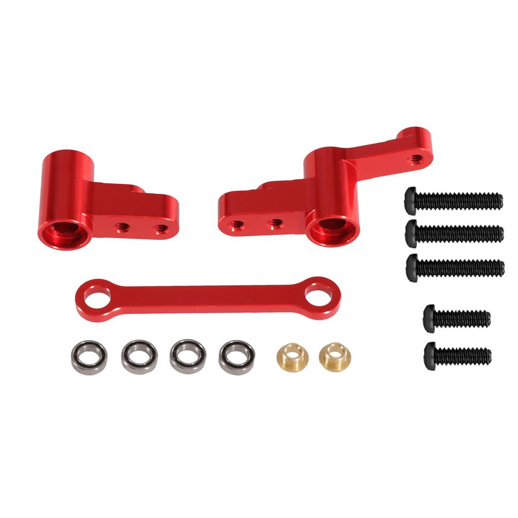 MJX Hyper Go 14301 14302 14303 RC Car Metal Steering Cup Upper Lower Swing Arm Set Shock Tower Bracket Body Post Upgrade Parts