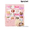 8 Pcs Kids Fruit Picks Needle Stick Toothpicks Mini Creative Fruit Cake Dessert Food Forks Lunch Box Decor Bento Accessories