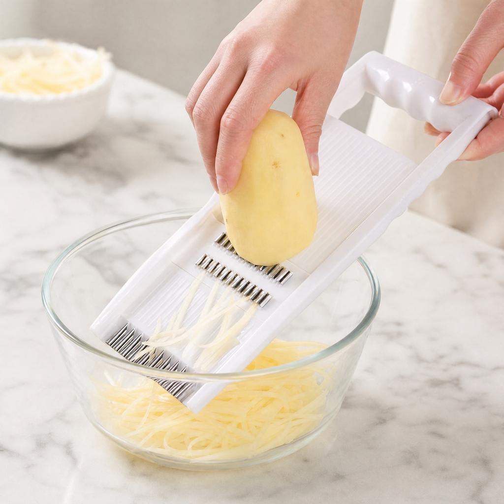 Multi-Function, Grater and Shredder with Insert Board for Kitchen Use