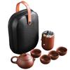Purple Sand Tea Cups Outdoor Travel Gaiwan Tea Cups of Tea Ceremony Ceramic Portable Teapot Set Teacup Fine Gift Kung Fu Teaset
