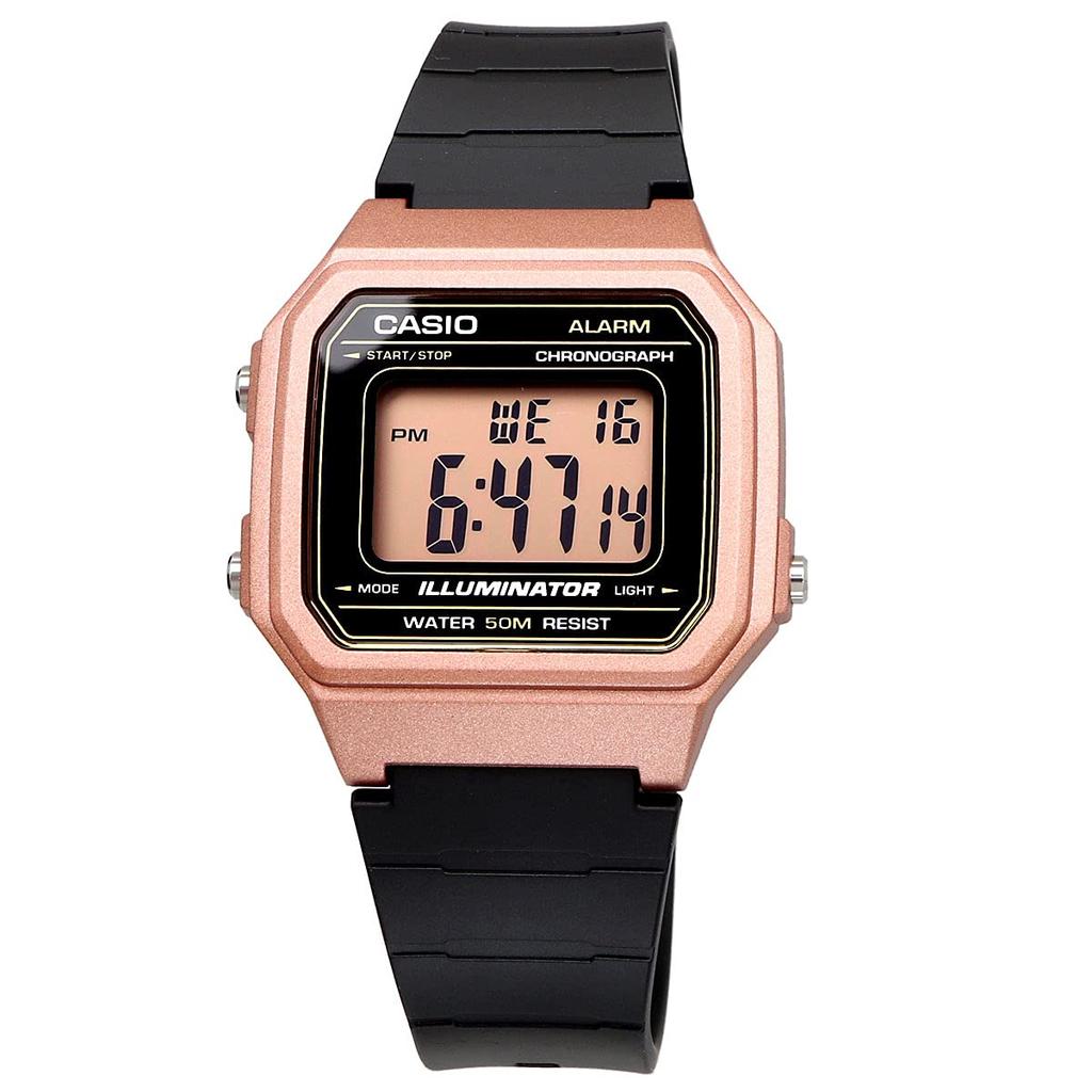 Casio Standard W-217HM-5A Watch Cheap Casio Digital Date Brown Black