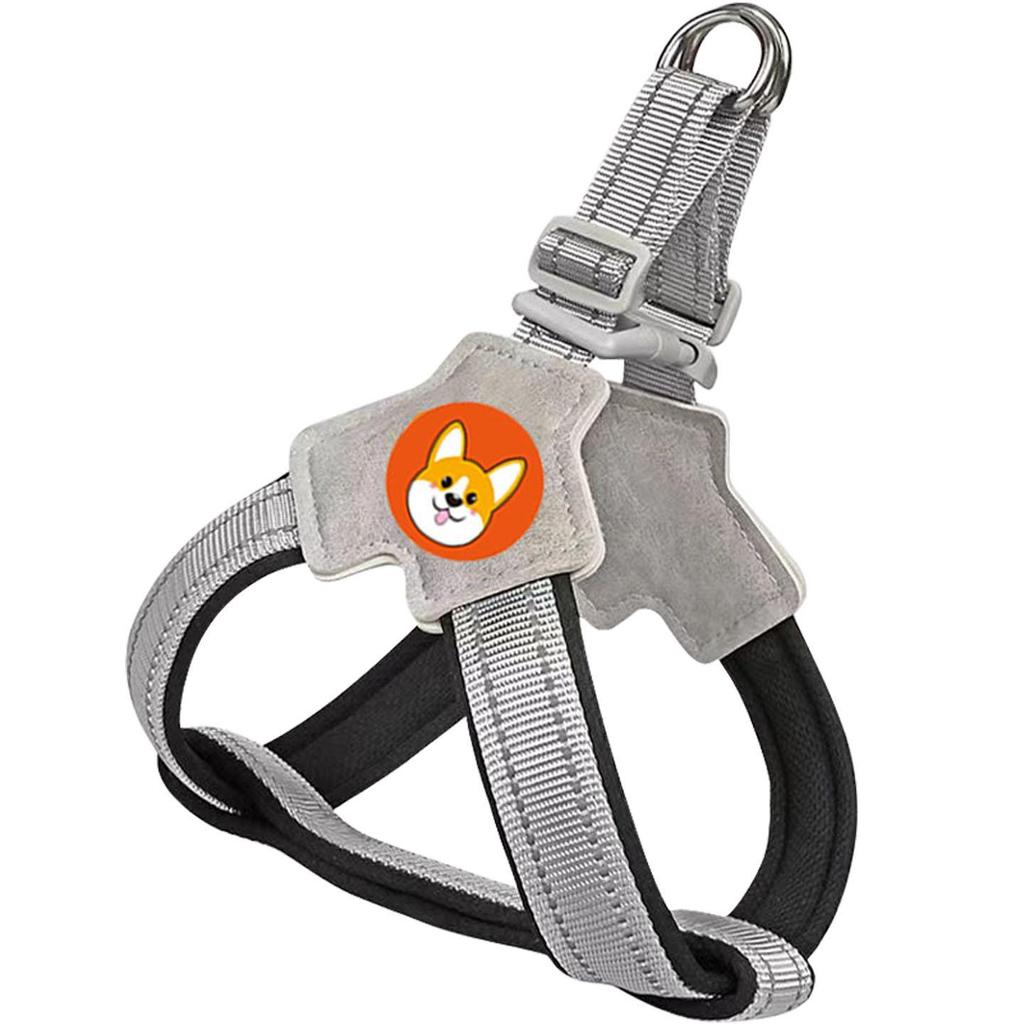 Breathable Vest-Style Dog Harness and Leash for Small To Medium Breeds Like Shiba Inu, Corgi, and Teddy