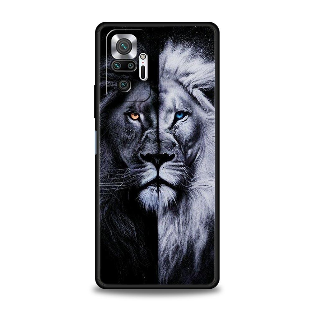 Tigre Wolf Lion Animal Phone Case For Xiaomi Redmi Note 14 13 12 5G 9S 9 10 11 Pro Plus 9T 14C 13C 12C 10C 9C 9A Soft Cover