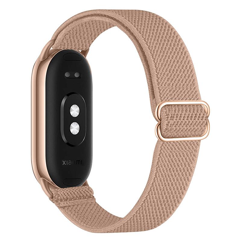 Braided Strap for Xiaomi Mi Band 8 Elastic Nylon Solo Loop Adjustable Watchbands Replacement Correa Bracelet for Miband 10/9/8