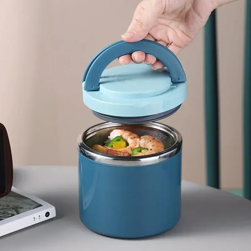 630/1000ml Barattolo Termico per Alimenti Tazza per Zuppa Termos Isolati Contenitori Acciaio Inossidabile Porta Pranzo Termico Mantiene Caldo per Bambini Scolari