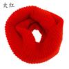 Unisex Knitted Infinity Scarf Double Loop Warm Winter Neck Warmer Cable Stitch Solid Color