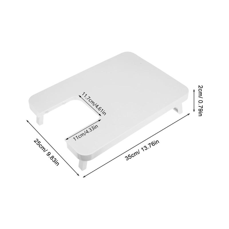 Plastic Sewing Table Detachable Workstation Space Saving Sewing Machine Extension Table for Textile Tailoring Project