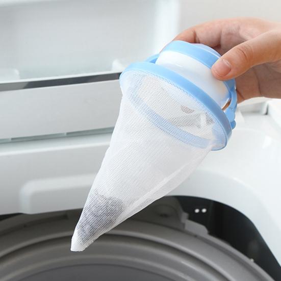 3Pcs Pet Hair Remover Washing Machine Anti-winding Lint Catcher Reusable Floating Hair Filtering Mesh Bag Clothes Laundry Hair Filter