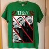 U2 Band Vintage Style Short Sleeve Green  Unisex All Size AHN01945 Unisex T-Shirt