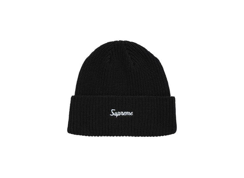 Supreme Loose Gauge Beanie Black (FW24) One-Size