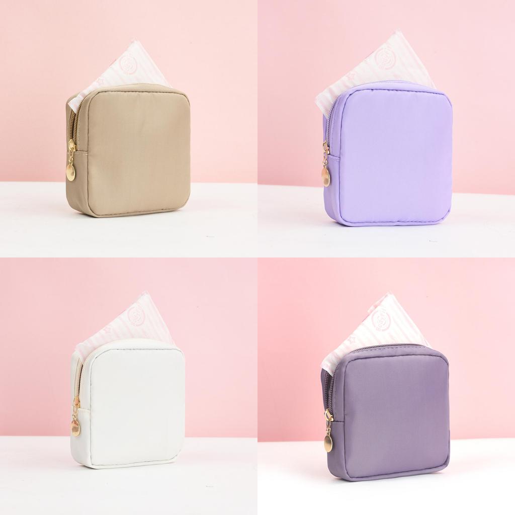 Modern Simplistic Tampon Storage Bag With Large Capacity For Travel And Bedroom Organization
