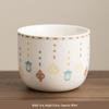 OLOEY Middle Eastern Style Bone China Coffee Mugs - Set of 2