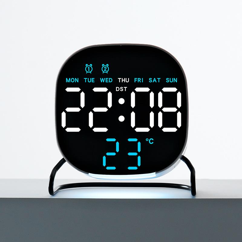 A Desktop LED Clock, A Multi-functional Timepiece Digital Timepiece with Alarm Clock Function and Night Light
