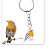 Keychain Pendant Heart Bird Charm Stainless Steel Key Chain with Heartwarming Engraving Comfort Token Keyring Backpacks Wallets