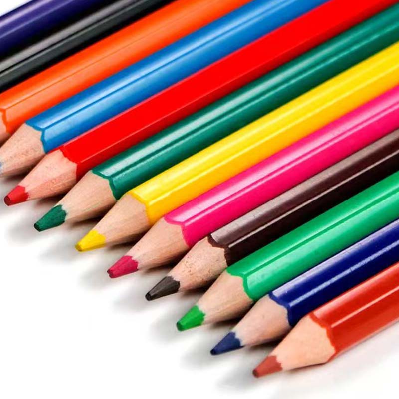 12Colors Mini Pencils Professional Oil Wood Soft Watercolor Pencil For School Draw Sketch Art Supplies