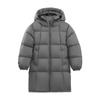 EBAER Kids' Hooded Mid-Length Down Jacket