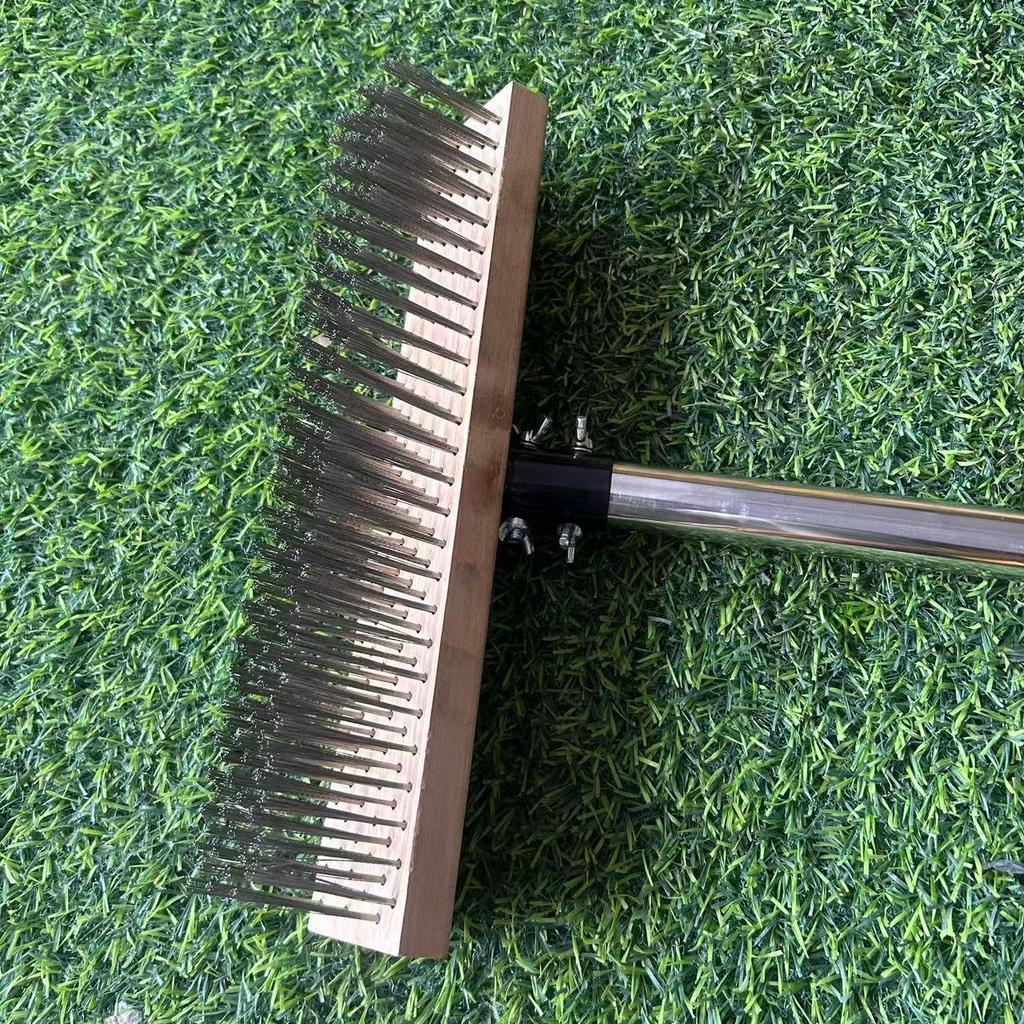 Stainless Steel Wire Brush for Outdoor Tile and Cement Floor Cleaning