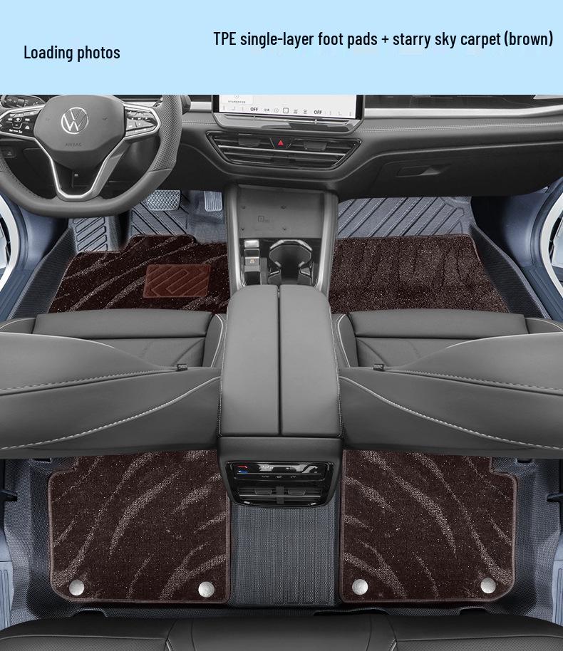 Volkswagen Passat Fully Enclosed TPE Floor Mats, Car-Specific, Original Color, 25 Model Compatibility, Double-Layer Design