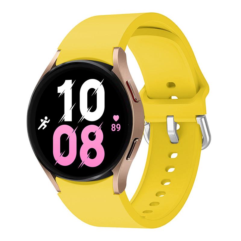 Pulseira Original Para Samsung Galaxy Watch 4/5/6 classic 47mm 43mm 44mm 40mm Sem Espaços Pulseira de Silicone Galaxy Watch 5 pro 45mm band