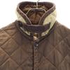 LAVENHAM Quilted Jacket 36 Brown Cotton Filling Men's Used