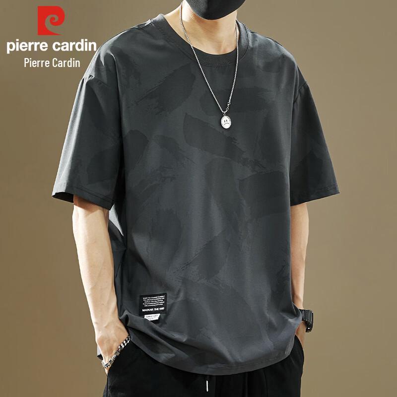 

Pierre Cardin Men s Ice Silk Short Sleeve T-Shirt L