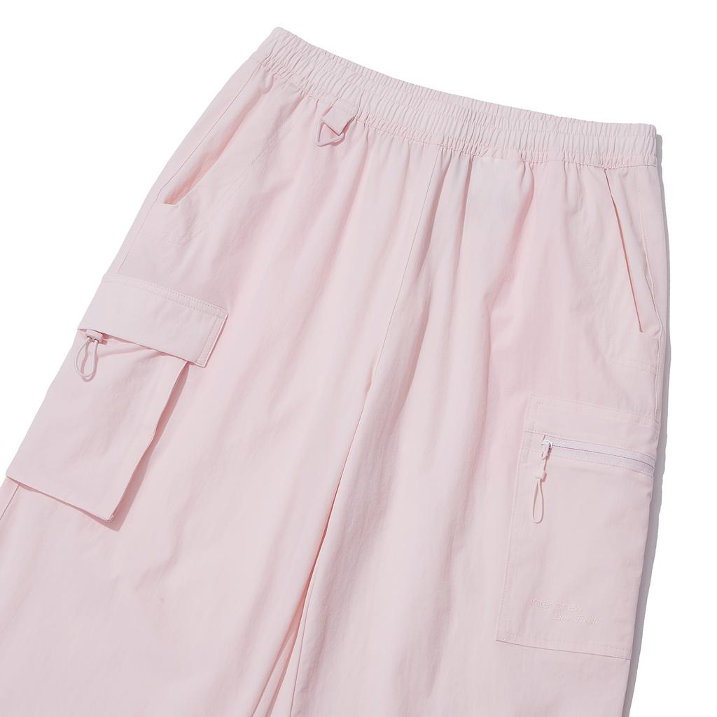 INTERCREW Women'S Zipper-Point 3/4 Pants L Pink Itz2Pm53Alp