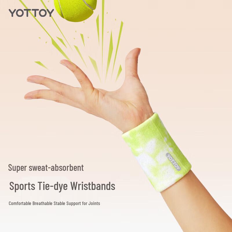 YOTTOY Tie-Dye Sports Wristbands