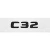 ABS Car Rear Trunk Emblem 3D Letters Tail Box Sticker Badge for Mercedes Benz C32 C36 C55 C63 C200 C220 C230 C Class W204 W205 KS6