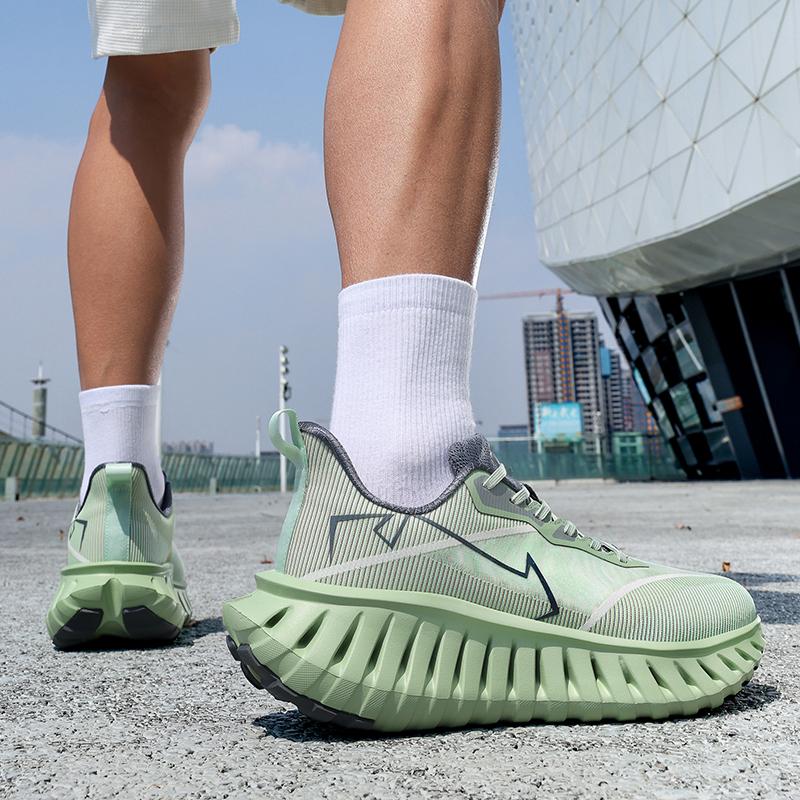 High-quality Chunky Running Shoes for Men Light Comfy Outdoor Jogging Summer Mesh Breathable Trekking Shoes Versatile Sneakers